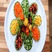 decorated veg & fruit salad