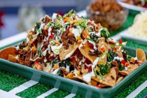 italian pork nachos game day